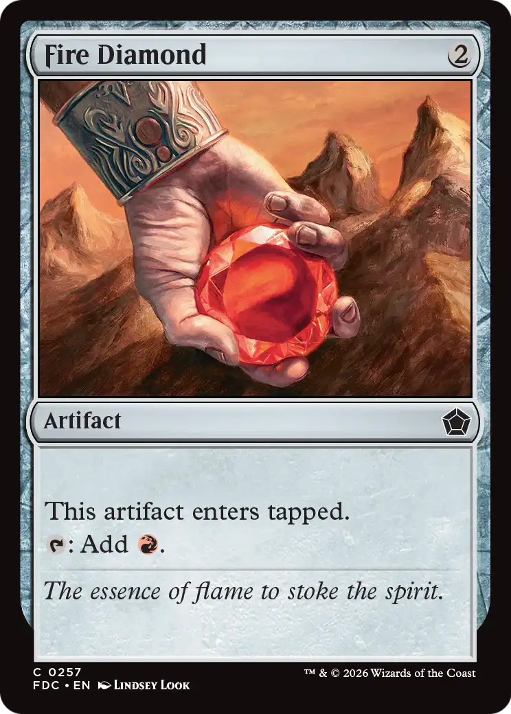 Fire Diamond [Foundations Commander] | Gate City Games LLC