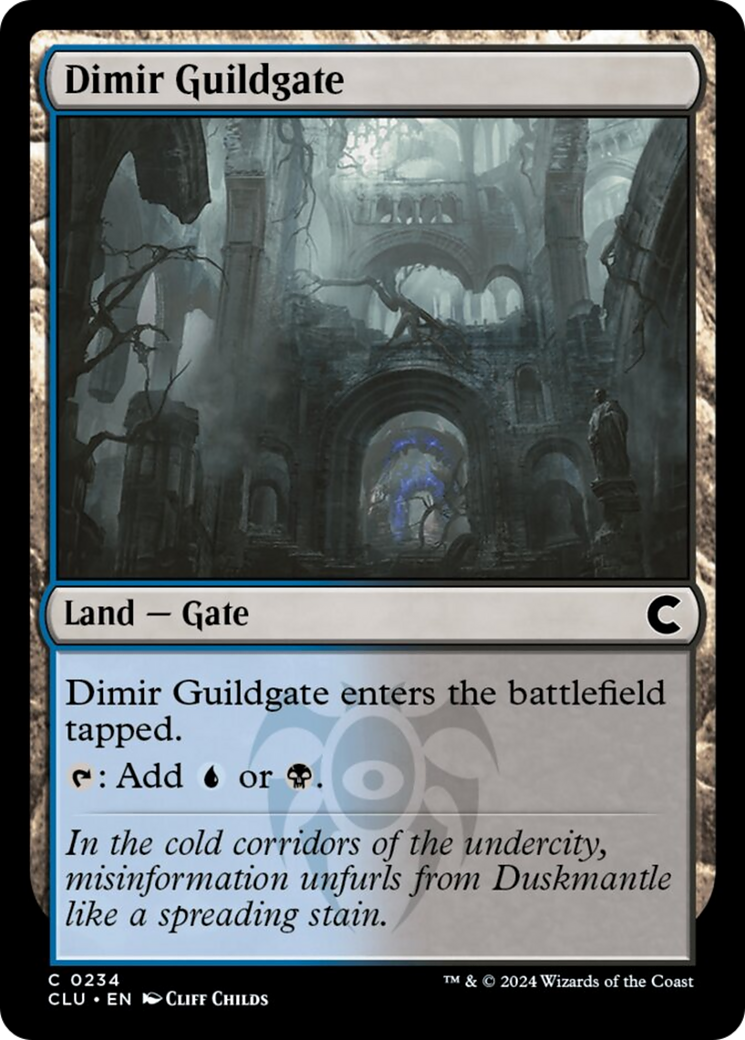Dimir Guildgate [Ravnica: Clue Edition] | Gate City Games LLC