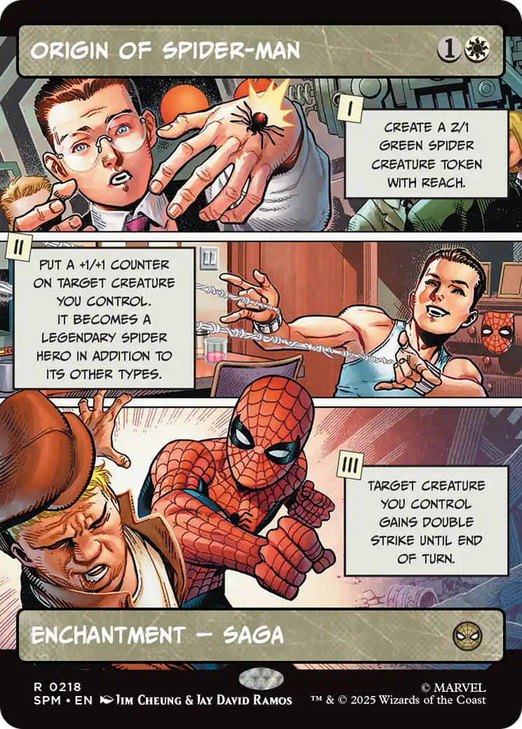 Origin of Spider-Man (Borderless) [Marvel's Spider-Man] | Gate City Games LLC
