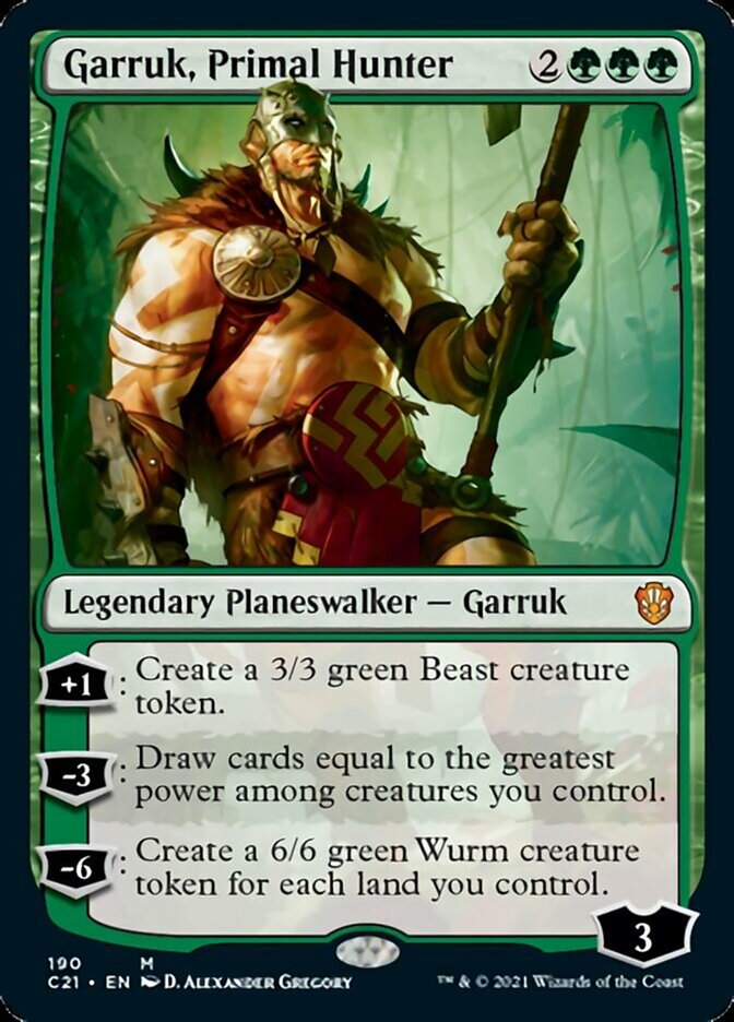 Garruk, Primal Hunter [Commander 2021] | Gate City Games LLC