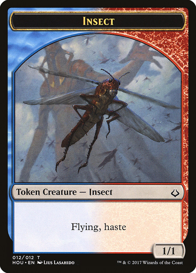 Champion of Wits // Insect Double-Sided Token [Hour of Devastation Tokens] | Gate City Games LLC