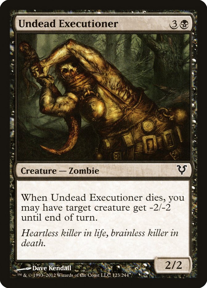 Undead Executioner [Avacyn Restored] | Gate City Games LLC