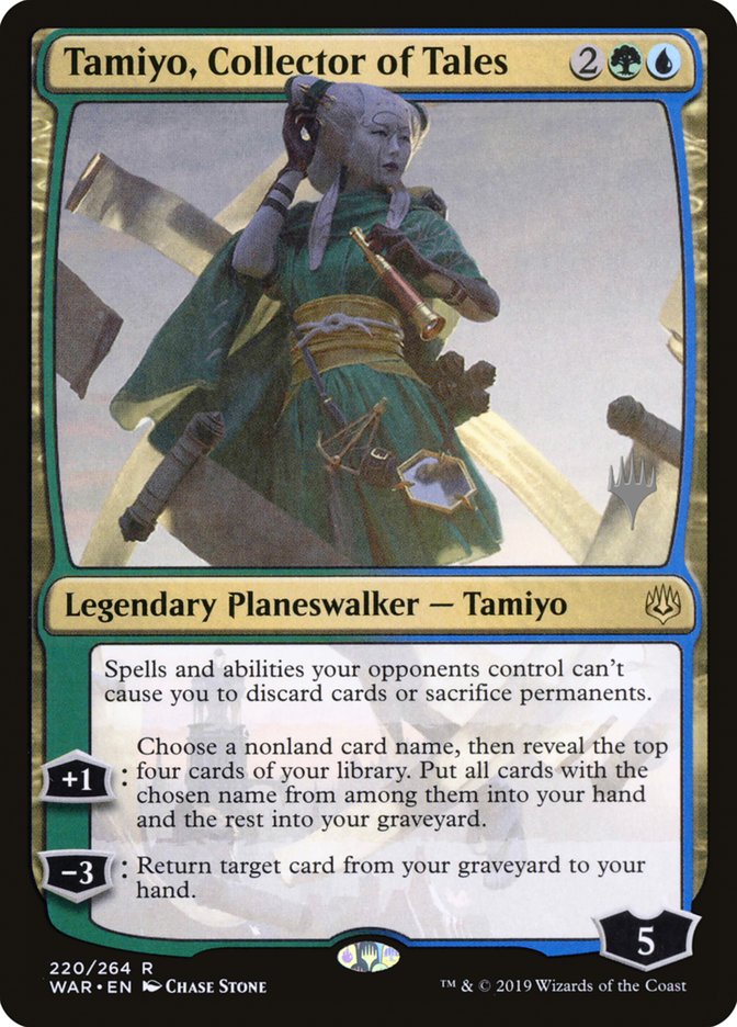 Tamiyo, Collector of Tales (Promo Pack) [War of the Spark Promos] | Gate City Games LLC