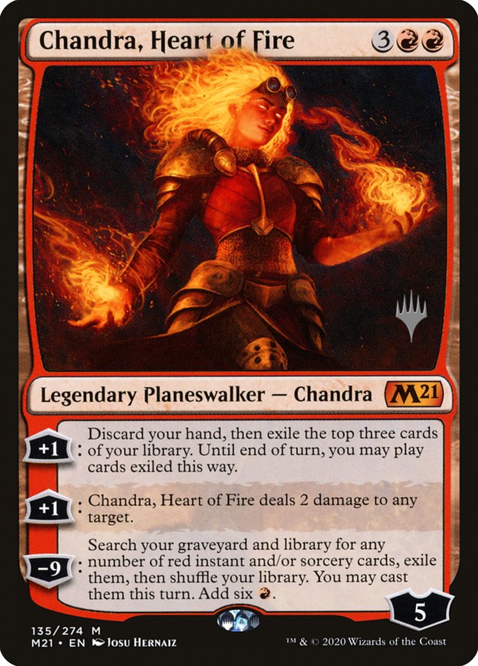 Chandra, Heart of Fire (Promo Pack) [Core Set 2021 Promos] | Gate City Games LLC
