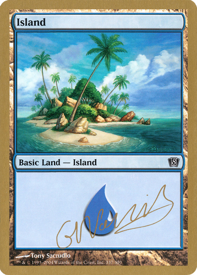 Island (gn337) (Gabriel Nassif) [World Championship Decks 2004] | Gate City Games LLC