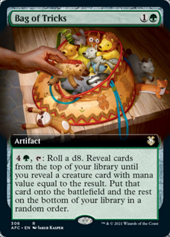 Bag of Tricks (Extended Art) [Dungeons & Dragons: Adventures in the Forgotten Realms Commander] | Gate City Games LLC