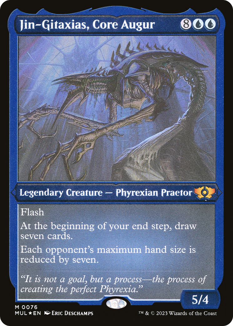 Jin-Gitaxias, Core Augur (Foil Etched) [Multiverse Legends] | Gate City Games LLC