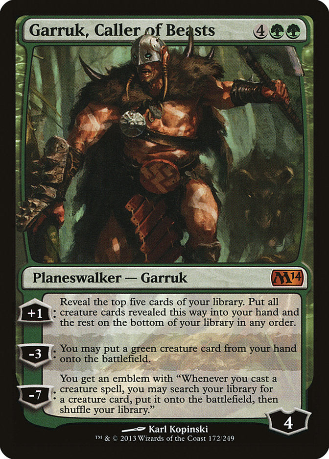 Garruk, Caller of Beasts [Magic 2014] | Gate City Games LLC
