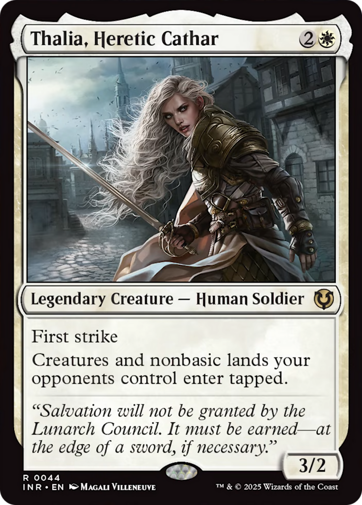 Thalia, Heretic Cathar [Innistrad Remastered] | Gate City Games LLC