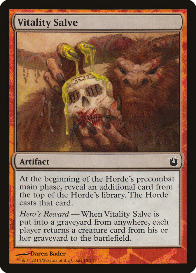 Vitality Salve [Born of the Gods Battle the Horde] | Gate City Games LLC