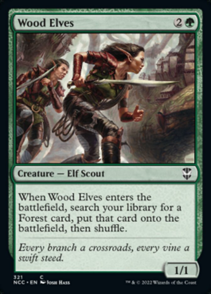 Wood Elves [Streets of New Capenna Commander] | Gate City Games LLC