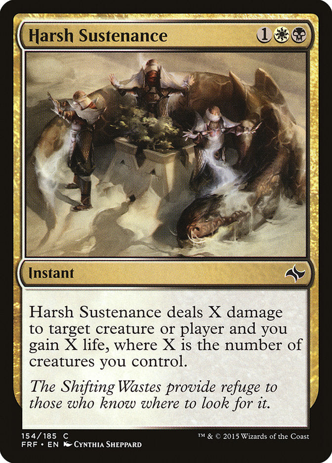 Harsh Sustenance [Fate Reforged] | Gate City Games LLC