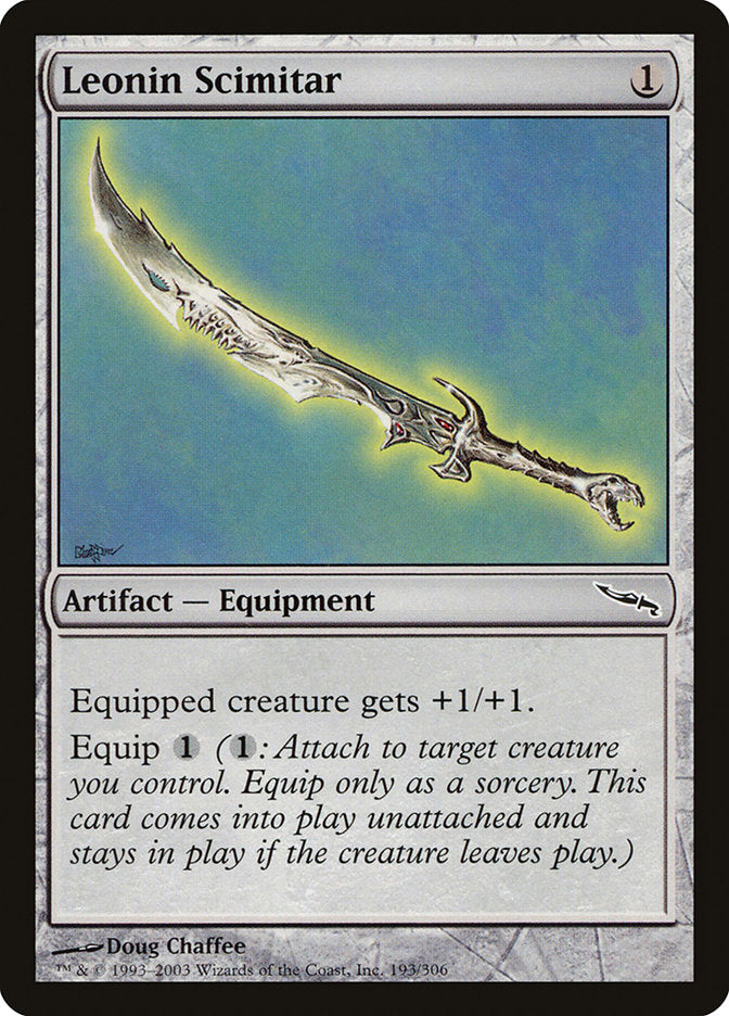 Leonin Scimitar [Mirrodin] | Gate City Games LLC