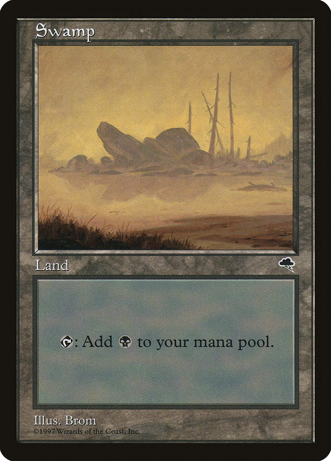 Swamp (Large Jutting Stone) [Tempest] | Gate City Games LLC