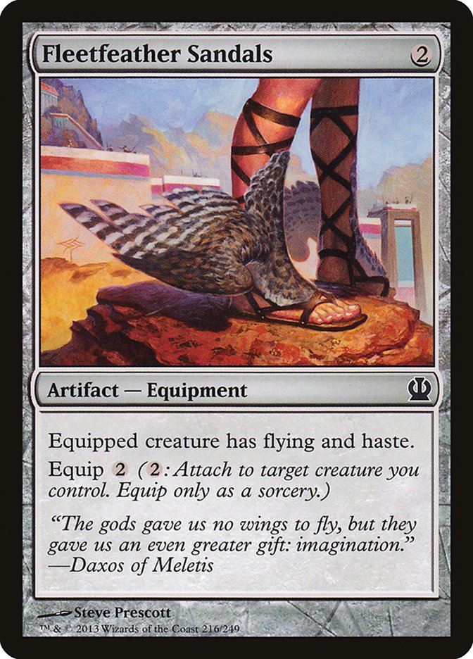 Fleetfeather Sandals [Theros] | Gate City Games LLC