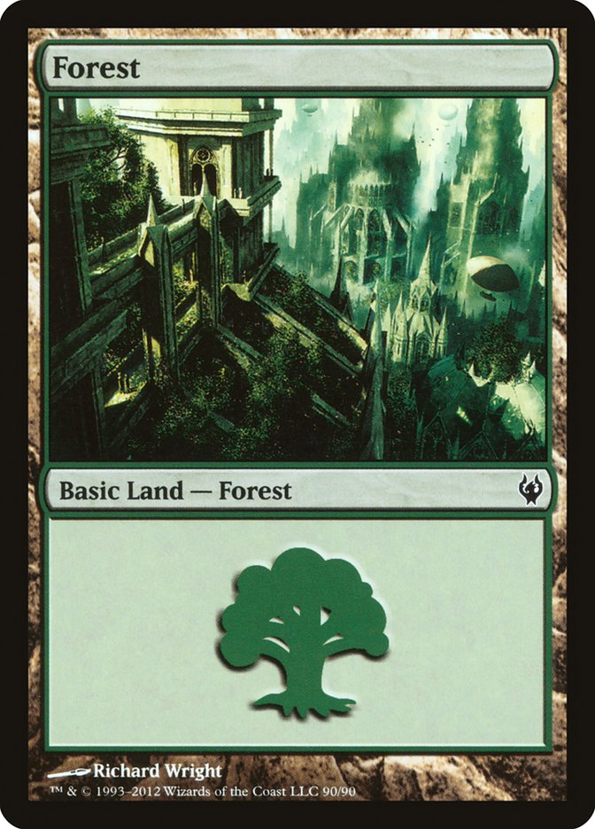 Forest (90) [Duel Decks: Izzet vs. Golgari] | Gate City Games LLC