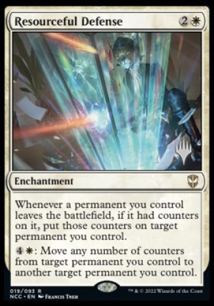 Resourceful Defense (Promo Pack) [Streets of New Capenna Commander Promos] | Gate City Games LLC
