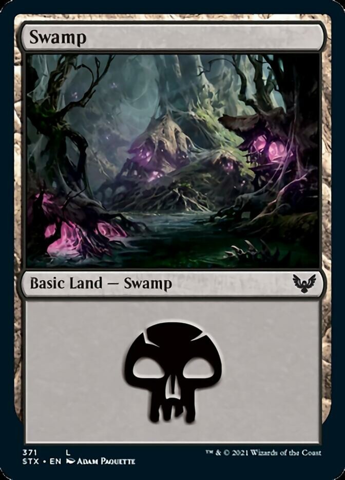 Swamp (371) [Strixhaven: School of Mages] | Gate City Games LLC