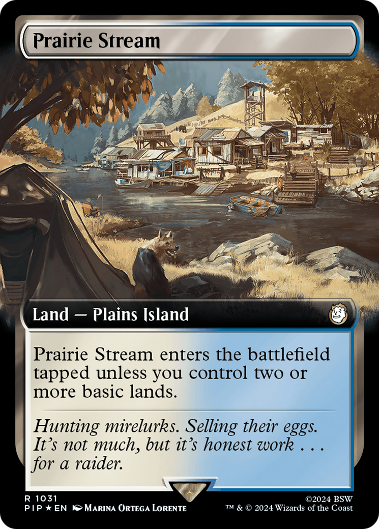 Prairie Stream (Extended Art) (Surge Foil) [Fallout] | Gate City Games LLC