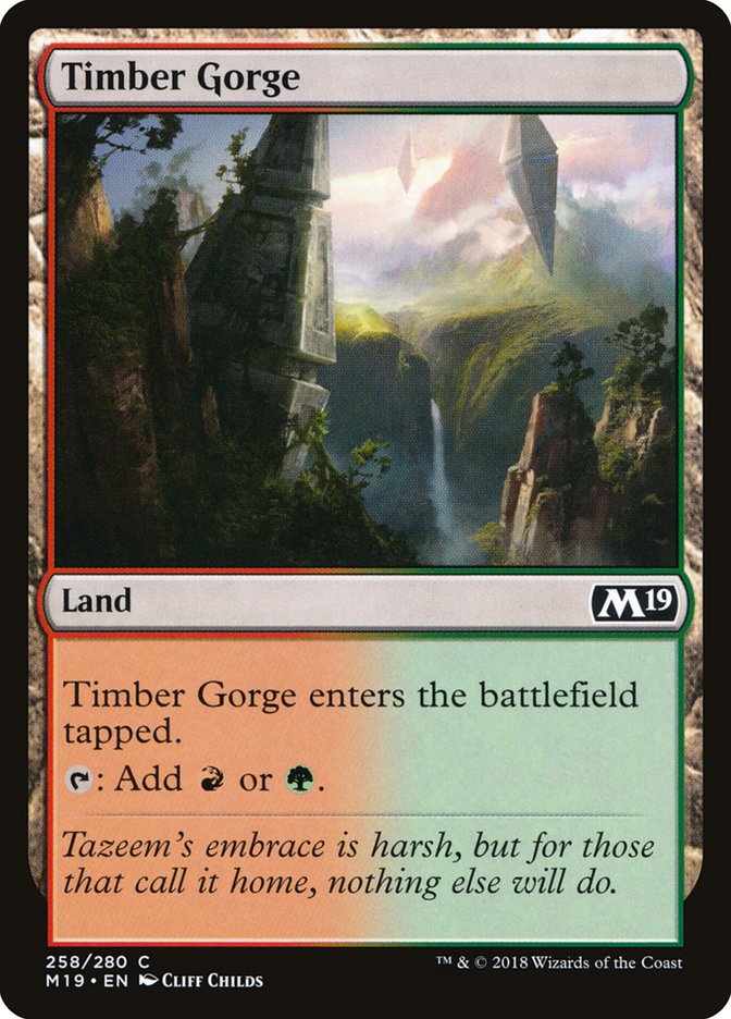 Timber Gorge [Core Set 2019] | Gate City Games LLC