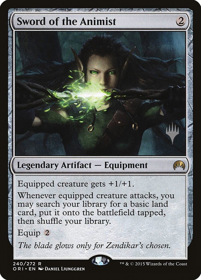 Sword of the Animist [Magic Origins Promos] | Gate City Games LLC