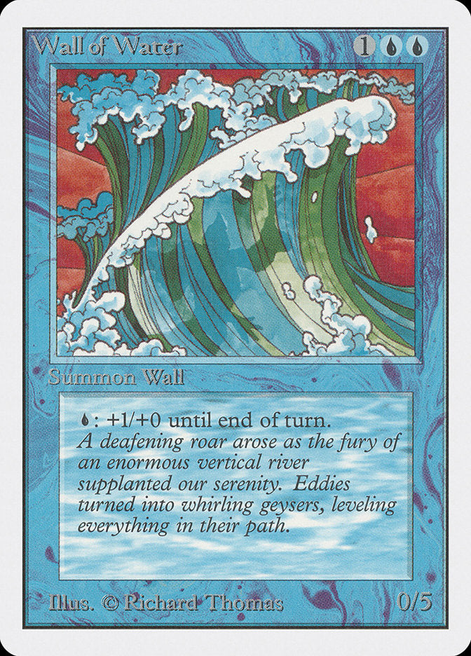 Wall of Water [Unlimited Edition] | Gate City Games LLC