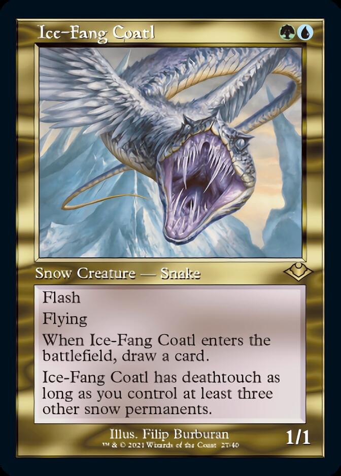 Ice-Fang Coatl (Retro) [Modern Horizons] | Gate City Games LLC