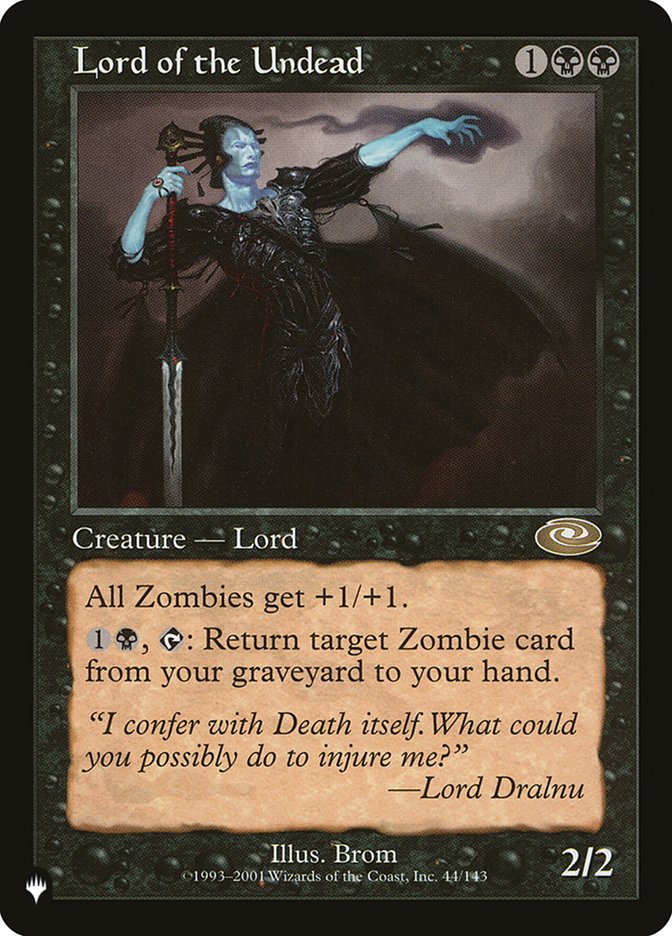 Lord of the Undead [The List] | Gate City Games LLC
