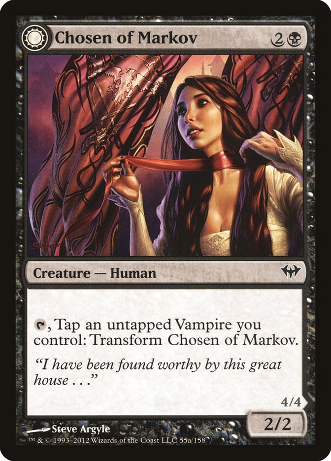 Chosen of Markov // Markov's Servant [Dark Ascension] | Gate City Games LLC