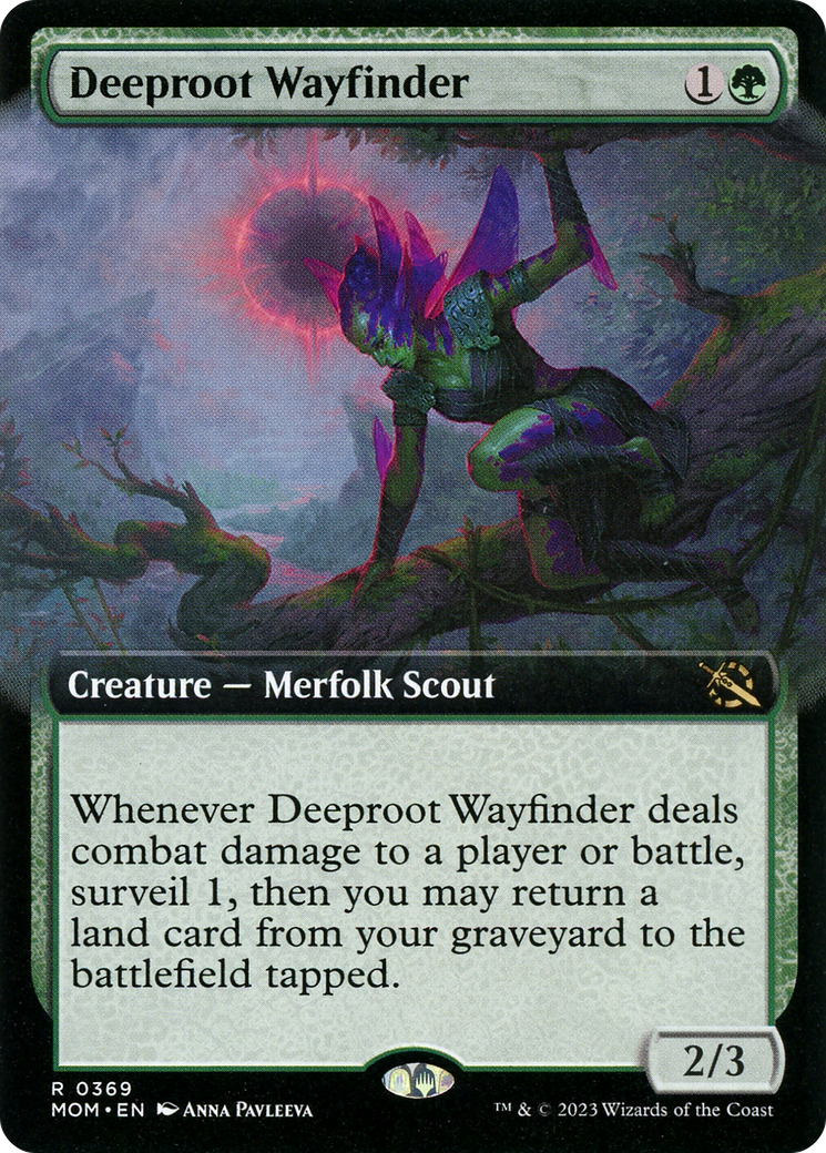 Deeproot Wayfinder (Extended Art) [March of the Machine] | Gate City Games LLC