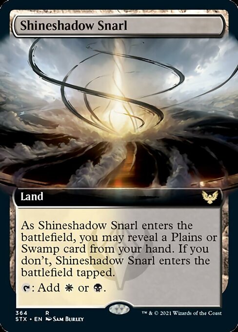 Shineshadow Snarl (Extended Art) [Strixhaven: School of Mages] | Gate City Games LLC