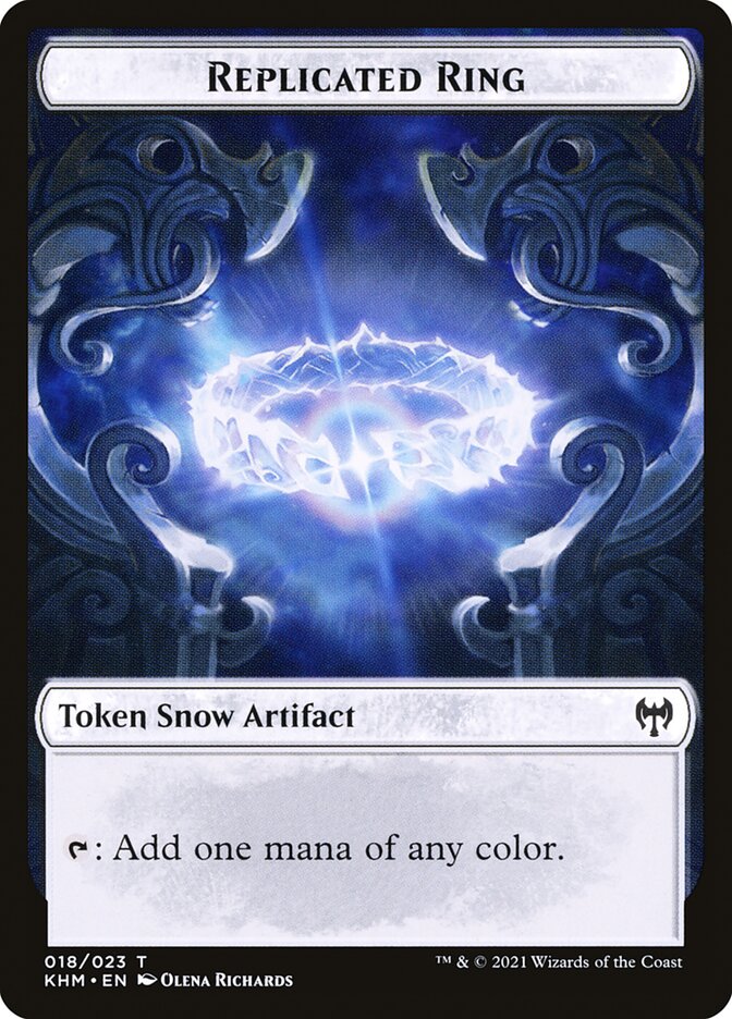 Dwarf Berserker // Replicated Ring Double-Sided Token [Kaldheim Tokens] | Gate City Games LLC