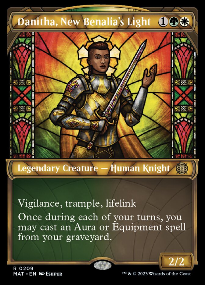 Danitha, New Benalia's Light (Showcase Halo Foil) [March of the Machine: The Aftermath] | Gate City Games LLC