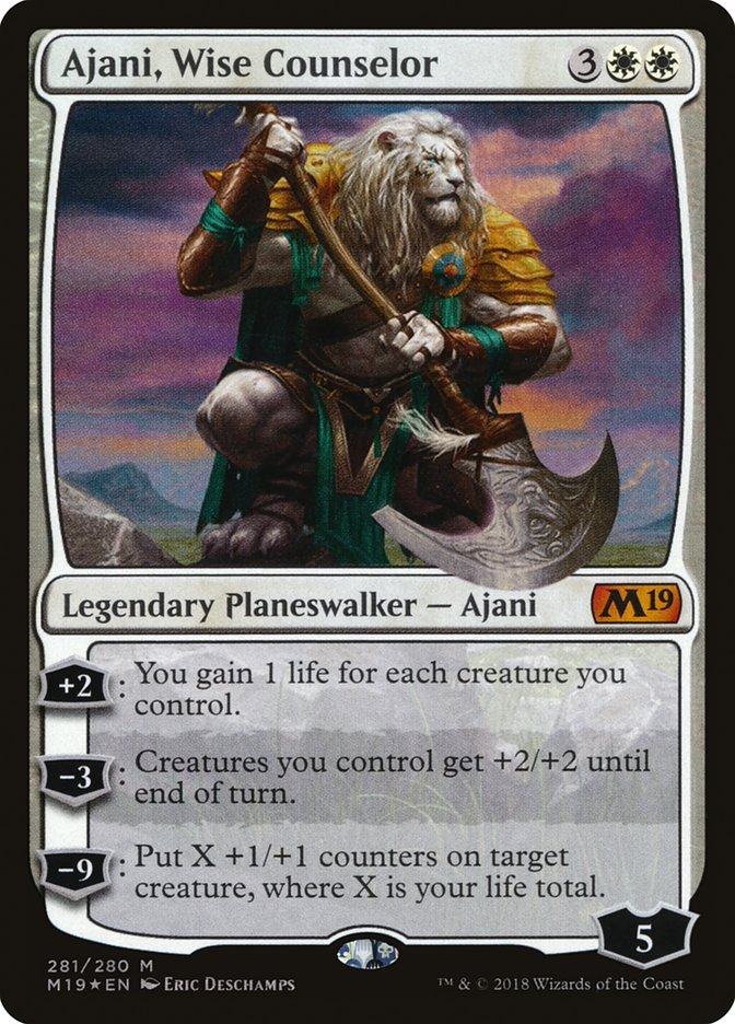 Ajani, Wise Counselor [Core Set 2019] | Gate City Games LLC