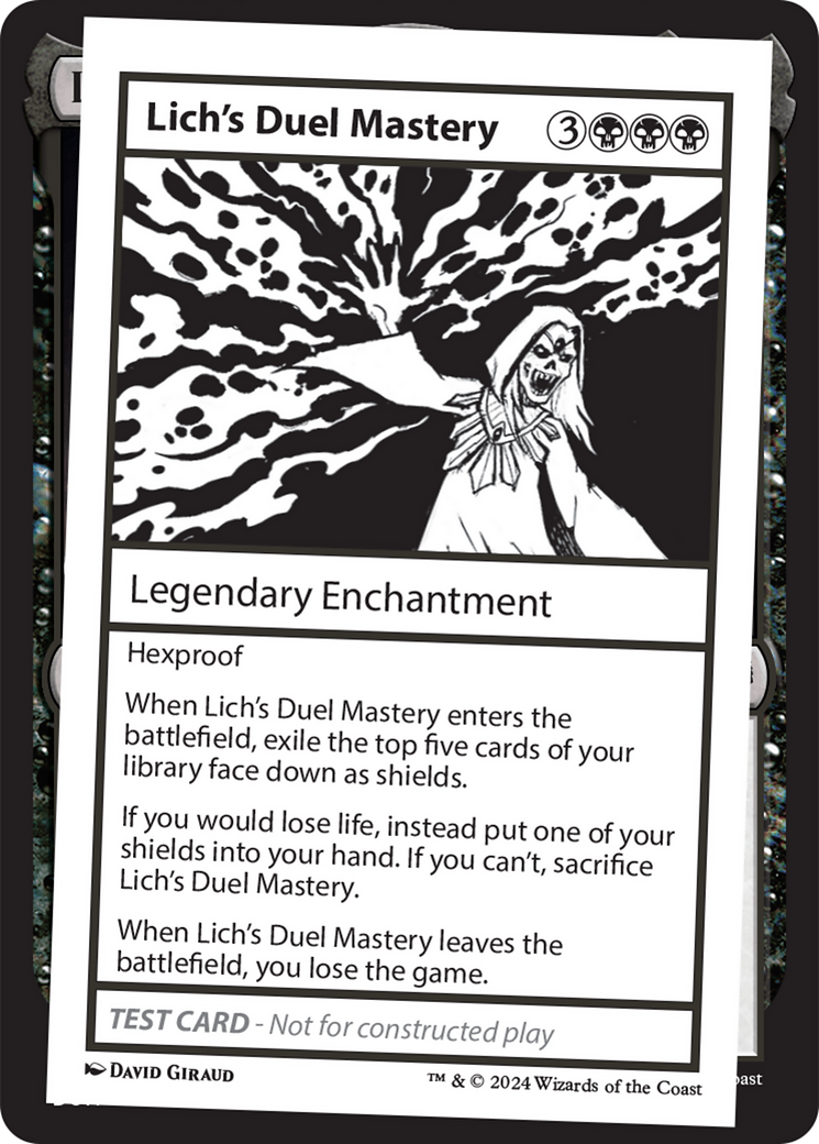 Lich's Duel Mastery [Mystery Booster 2 Playtest Cards] | Gate City Games LLC