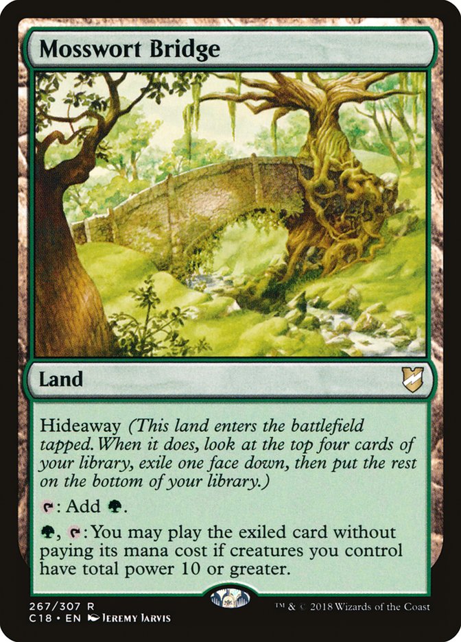 Mosswort Bridge [Commander 2018] | Gate City Games LLC
