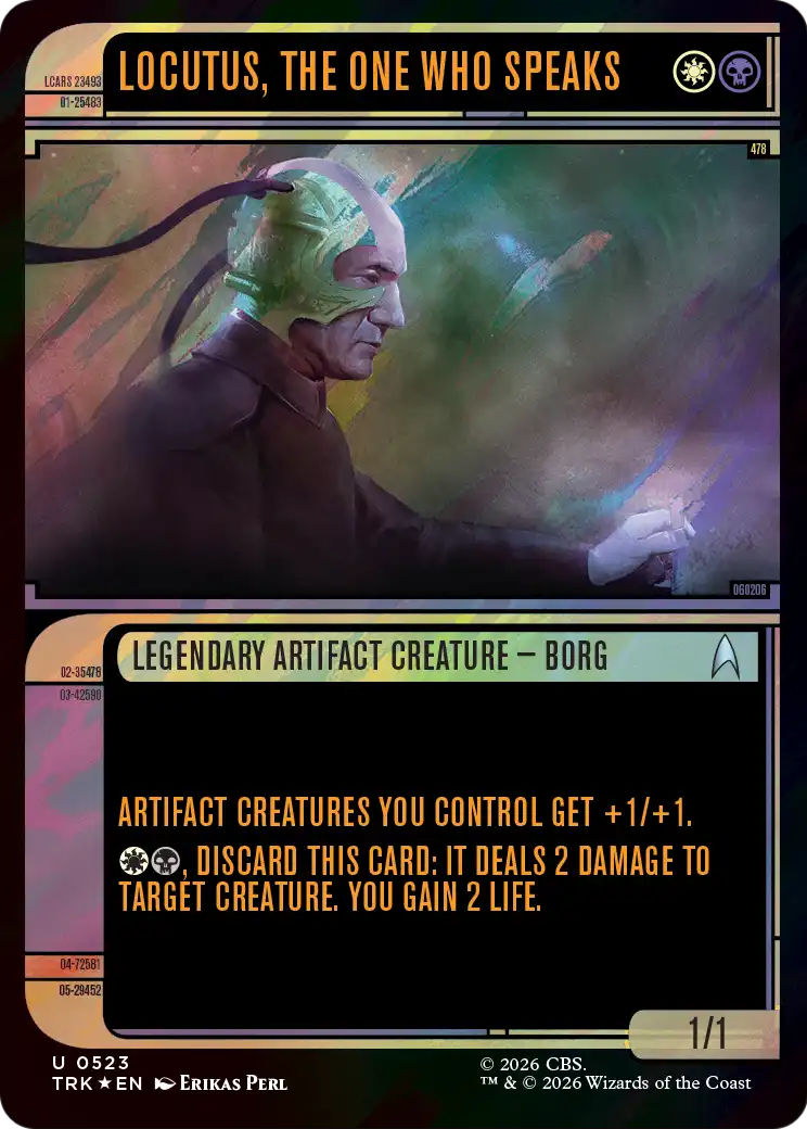 Locutus, the One Who Speaks (Showcase) (Surge Foil) [Star Trek] | Gate City Games LLC