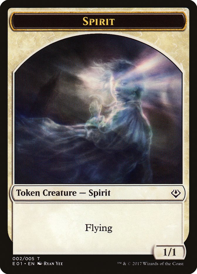 Spirit // Soldier Double-Sided Token [Archenemy: Nicol Bolas Tokens] | Gate City Games LLC