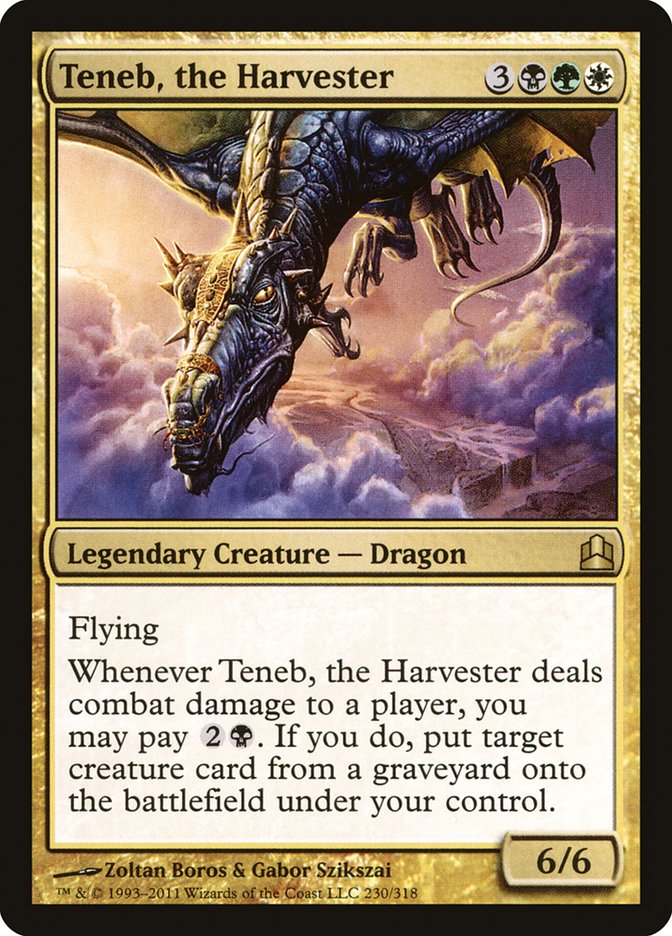 Teneb, the Harvester [Commander 2011] | Gate City Games LLC