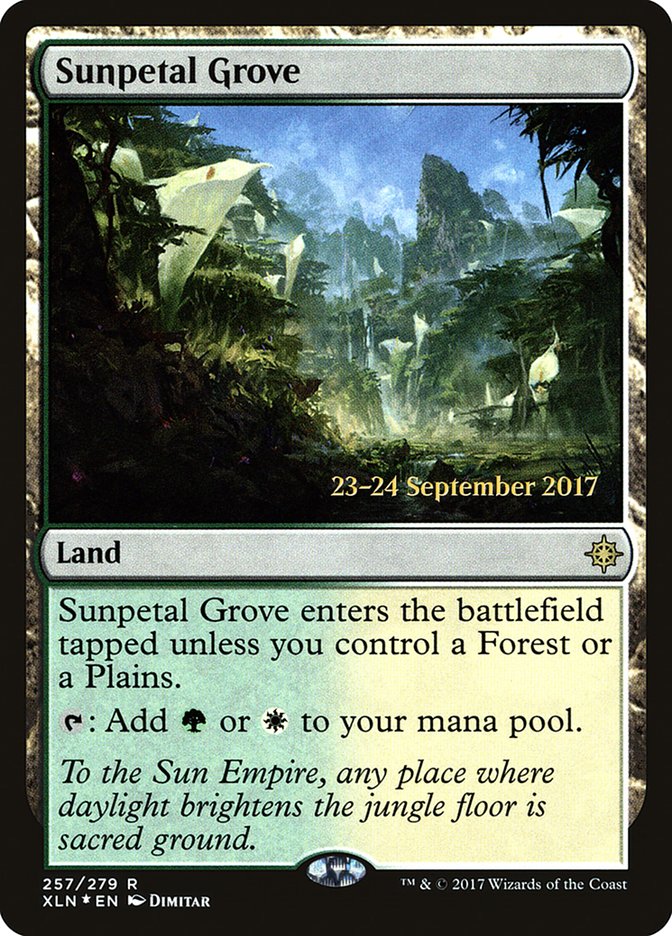Sunpetal Grove [Ixalan Prerelease Promos] | Gate City Games LLC