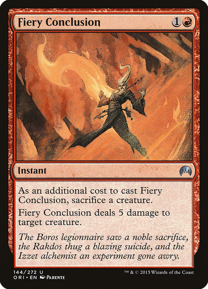 Fiery Conclusion [Magic Origins] | Gate City Games LLC