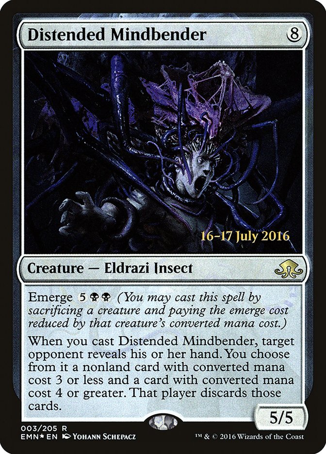 Distended Mindbender [Eldritch Moon Prerelease Promos] | Gate City Games LLC