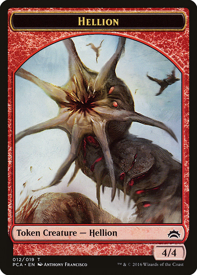 Hellion Token [Planechase Anthology Tokens] | Gate City Games LLC