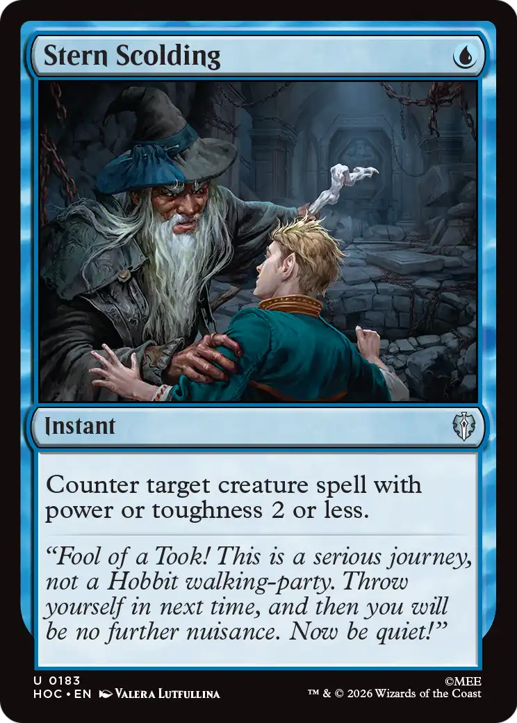 Stern Scolding [The Hobbit: Eternal-Legal] | Gate City Games LLC