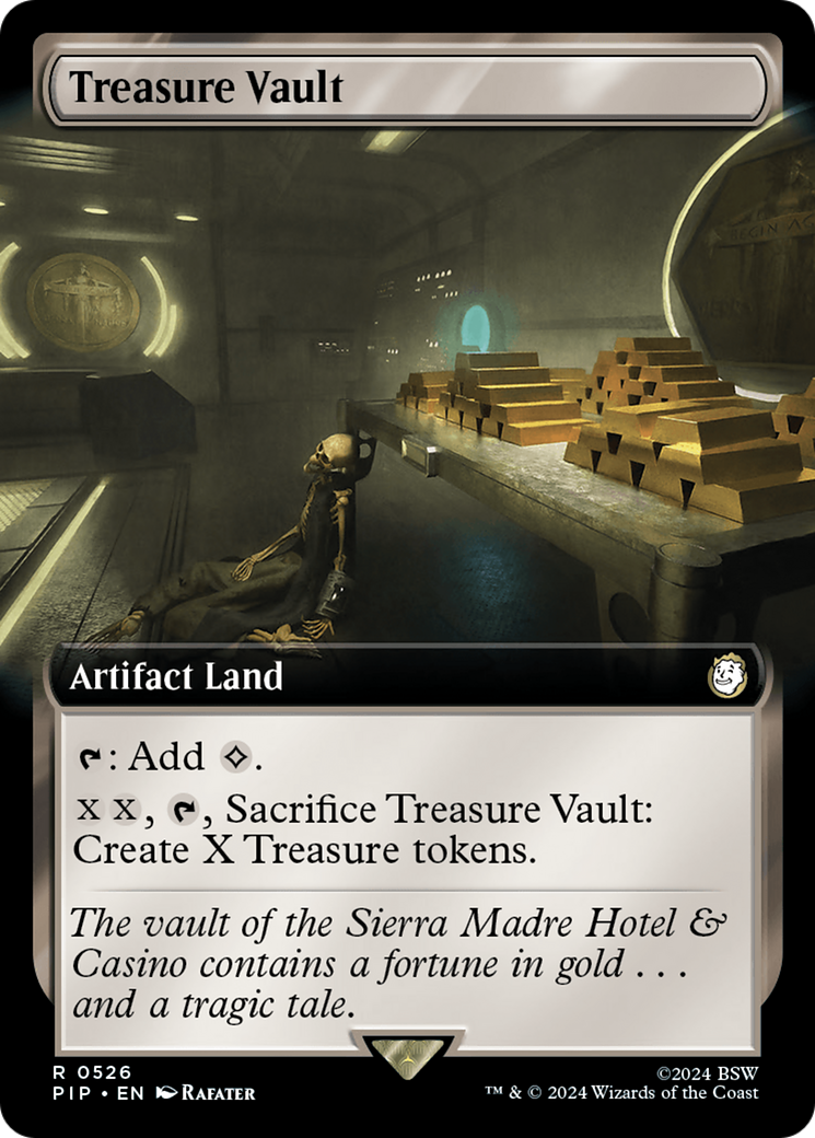 Treasure Vault (Extended Art) [Fallout] | Gate City Games LLC