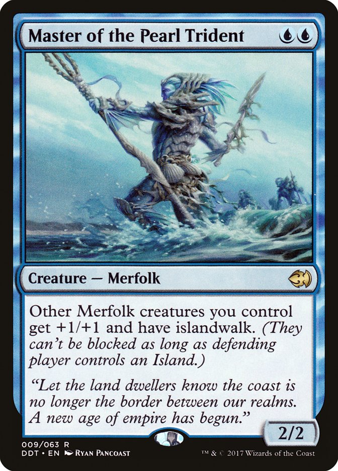 Master of the Pearl Trident [Duel Decks: Merfolk vs. Goblins] | Gate City Games LLC