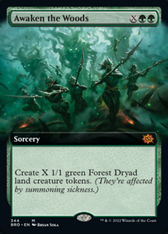 Awaken the Woods (Extended Art) [The Brothers' War] | Gate City Games LLC