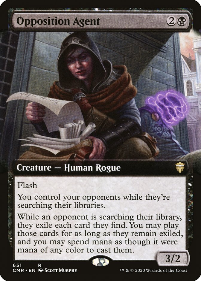 Opposition Agent (Extended Art) [Commander Legends] | Gate City Games LLC