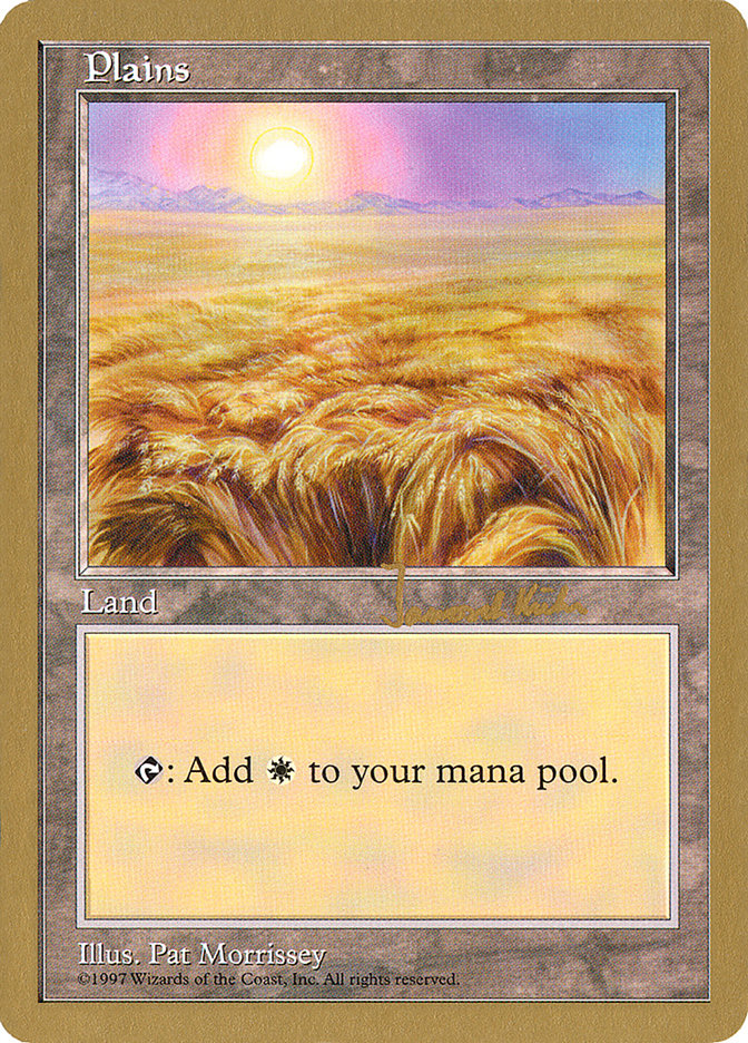 Plains (jk432) (Janosch Kuhn) [World Championship Decks 1997] | Gate City Games LLC