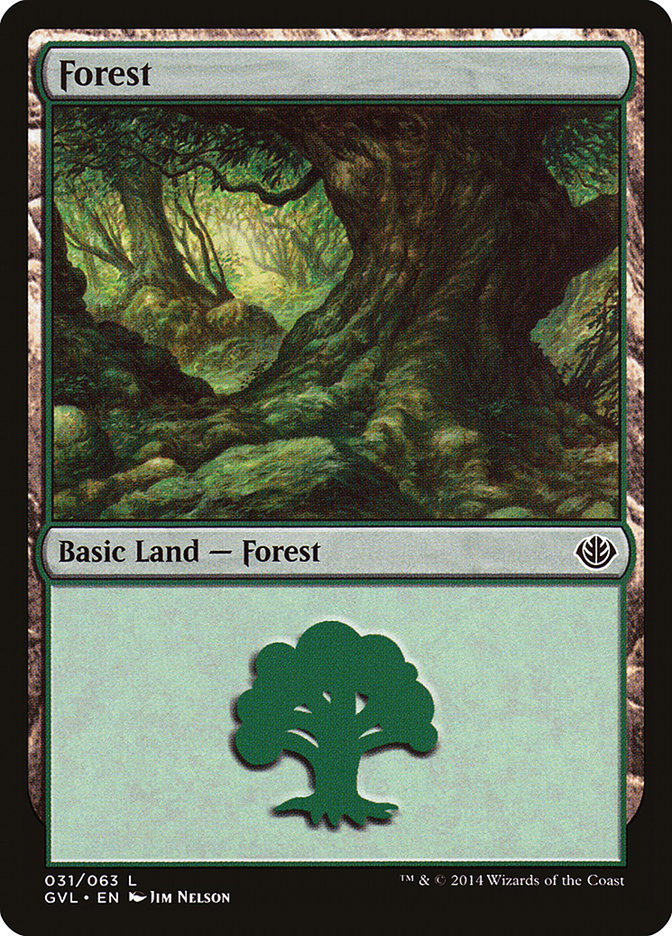 Forest (31) (Garruk vs. Liliana) [Duel Decks Anthology] | Gate City Games LLC